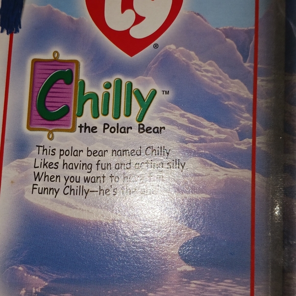 Chilly the polar bear Ty beanie baby - Picture 1 of 2